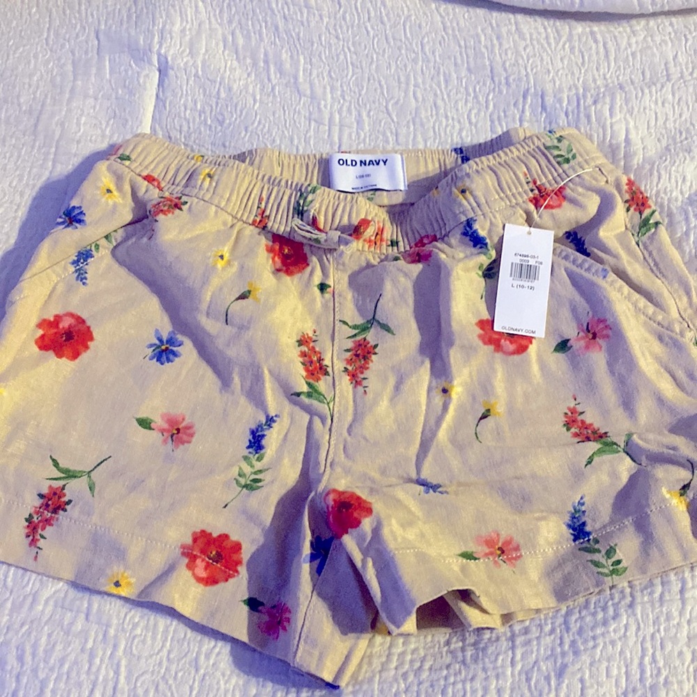 Brand new girls Old Navy Linen Shorts